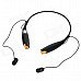 TF-700+ Neck-Strap Stereo Bluetooth V2.1 + EDR Headset w/ Vibrating Call Alert + TF Slot - Black