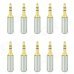 3.5mm Stereo Soldering Plug - Silver (10 PCS) 3.5mm Stereo Soldering Plug - Silver (10 PCS)