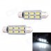 Festoon 42mm 3W 240lm 6 x SMD 5630 LED White Light Decoding Car Reading Lamp Dome Bulb (12V / 2 PCS) Festoon 42mm 3W 240lm 6 x SMD 5630 LED White Light Decoding Car Reading Lamp Dome Bulb (12V / 2 PCS)