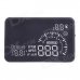 ASH-4 ActiSafety Multi Car OBD2 Fuel Consumption Water Temperature Speed HUD Head Up Display ASH-4 ActiSafety Multi Car OBD2 Fuel Consumption Water Temperature Speed HUD Head Up Display