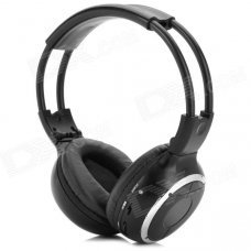 IR-2011D 5.1-Channel Infrared Stereo Wireless Headphones - Black + Silver (2 x AAA) IR-2011D 5.1-Channel Infrared Stereo Wireless Headphones - Black + Silver (2 x AAA)