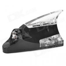 Wind Powered LED Decorative Roof Lamp for Car - Black Wind Powered LED Decorative Roof Lamp for Car - Black