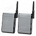 BX-501 Universal 2.4GHz Wireless Speaker Transmitter + Receiver Set - Grey + Black BX-501 Universal 2.4GHz Wireless Speaker Transmitter + Receiver Set - Grey + Black