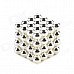 CHEERLINK ZD-64 5mm Neodymium Iron DIY Educational Toys Set - Silver (64 PCS)