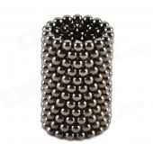 CHEERLINK ZX-216 3mm Neodymium Iron DIY Educational Toys Set - Silver Black (216 PCS)