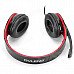 OVLENG Q8 USB 2.0 Headband Stereo Headphone w/ Microphone for Computers - Black + Red OVLENG Q8 USB 2.0 Headband Stereo Headphone w/ Microphone for Computers - Black + Red