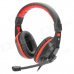 Cosonic CT-800 3.5mm Plug Headband Stereo Gaming Headphone w/ Microphone - Black + Red Cosonic CT-800 3.5mm Plug Headband Stereo Gaming Headphone w/ Microphone - Black + Red