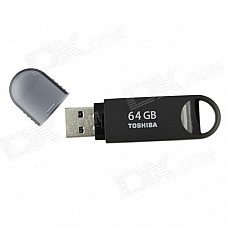 Toshiba TransMemory MX USB 3.0 Flash Drive Disk - Black + Grey (64GB / Read Speed 70MB/sec)