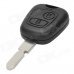 AML031382 Replacement 2-Button Remote Key Case for Citroen / Peugeot - Black + Silver AML031382 Replacement 2-Button Remote Key Case for Citroen / Peugeot - Black + Silver
