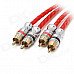 2 x RCA Male to Male Car Audio Connection Cable - Red (4.8m) 2 x RCA Male to Male Car Audio Connection Cable - Red (4.8m)