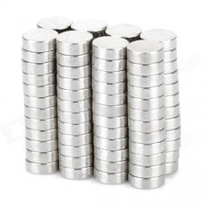 Nickel Plating Magnetic Piece - Silver (100 PCS / 3 x 1mm)