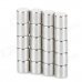 NdFeB Magnetic Cylinder - Silver (20 PCS / 3 x 3mm)