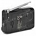 SAYIN SY-1192 FM / MW / SW 14 Band Stereo Radio w/ Speaker / Antenna / TF / USB / MP3 - Deep Grey SAYIN SY-1192 FM / MW / SW 14 Band Stereo Radio w/ Speaker / Antenna / TF / USB / MP3 - Deep Grey