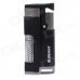 ELEGANT 806 Fashionable Business Windproof Blue Flame Butane Lighter - Black + Silver ELEGANT 806 Fashionable Business Windproof Blue Flame Butane Lighter - Black + Silver