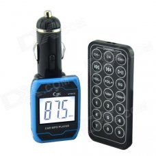 MP05 1.3" LCD Car MP3 Player FM Transmitter w/ Remote Controller - Blue + Black (12V) MP05 1.3" LCD Car MP3 Player FM Transmitter w/ Remote Controller - Blue + Black (12V)