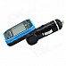 MP05 1.3" LCD Car MP3 Player FM Transmitter w/ Remote Controller - Blue + Black (12V) MP05 1.3" LCD Car MP3 Player FM Transmitter w/ Remote Controller - Blue + Black (12V)