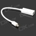 Mini Display Port Male to HDMI Female Adapter Cable for MacBook - White Mini Display Port Male to HDMI Female Adapter Cable for MacBook - White