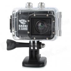 GAOKI-X-GAME 1080p 12MP Wide Angle 60m Waterproof Sports Camera w/ DV / HDMI / AV output / 1.5 LCD GAOKI-X-GAME 1080p 12MP Wide Angle 60m Waterproof Sports Camera w/ DV / HDMI / AV output / 1.5 LCD
