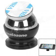 YOUDOZONE A Universal Ball Style Rotatable Car Holder Set for GPS + More - Silver + Black YOUDOZONE A Universal Ball Style Rotatable Car Holder Set for GPS + More - Silver + Black