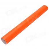 Car 3D Decoration Carbon Fiber Sticker - Orange (30 x 127cm)