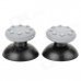 Replacement ThumbStick Joystick Cap for PS3 / PS2 Controller - Grey + Black (2 PCS)