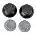 Replacement ThumbStick Joystick Cap for PS3 / PS2 Controller - Grey + Black (2 PCS)