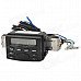 Waterproof 2.0" LCD Electronic Motorcycle MP3 Player w/ FM / Clock + Speakers - Black Waterproof 2.0" LCD Electronic Motorcycle MP3 Player w/ FM / Clock + Speakers - Black