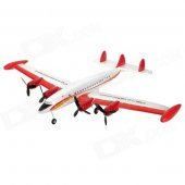ZY-9001 Rechargeable 2.5-Channel R/C Airplane w/ Remote Controller - White + Red