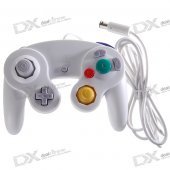 Wired Shock Game Controller for Nintendo GameCube NGC and Wii (White)
