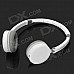 Qiyin BT-988 Stereo Wireless Bluetooth V3.0+EDR Headset w/ Mic - White + Deep Grey Qiyin BT-988 Stereo Wireless Bluetooth V3.0+EDR Headset w/ Mic - White + Deep Grey