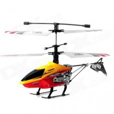 H.C.W HCW537 Rechargeable 2.4GHz 4-Channel R/C Helicopter w/ Gyroscope - Yellow + Red + Black H.C.W HCW537 Rechargeable 2.4GHz 4-Channel R/C Helicopter w/ Gyroscope - Yellow + Red + Black