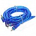 PKG66 Car Audio Power Amplifier Installation Wires Cables Kit - Red + Blue + Black PKG66 Car Audio Power Amplifier Installation Wires Cables Kit - Red + Blue + Black