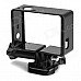 SMJ Protective Side Frame w/ Screws + Push Buckle for Gopro Hero 4/3 - Black