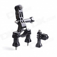 ESER-011 Bike Holder Stand + Long Pole + Short Pole for Gopro 3+ / 3 - Black ESER-011 Bike Holder Stand + Long Pole + Short Pole for Gopro 3+ / 3 - Black