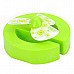 012-317 Creative Cartoon e-shape USB Powered 1-Mode 3-Blades Fan - Green 012-317 Creative Cartoon e-shape USB Powered 1-Mode 3-Blades Fan - Green