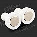 25 x 19mm Magic NdFeB Magnetic Beads - White (2 PCS)