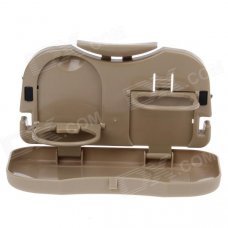 SHUNWEI SD-1501 Plastic Folding Dinner Table / Beverage Holder - Beige SHUNWEI SD-1501 Plastic Folding Dinner Table / Beverage Holder - Beige