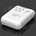 p008 Portable GPS Personal Position Tracker for Car - White p008 Portable GPS Personal Position Tracker for Car - White