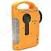 TEKNIKA RD-339 Solar Power / Hand Crank Emergency Camp Light w/ Flashlight / Radio - Orange + Black TEKNIKA RD-339 Solar Power / Hand Crank Emergency Camp Light w/ Flashlight / Radio - Orange + Black