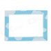 Cloud Pattern Glue Type Magic Photo Frame - Blue + White