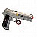 Tokyo Marui Combat Delta EBB Pistol Silver + Tokyo Marui 0.12g Preision BB Bullets (1000 Roulds) Tokyo Marui Combat Delta EBB Pistol Silver + Tokyo Marui 0.12g Preision BB Bullets (1000 Roulds)