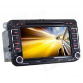 Joyous J-86213MX 7" Screen 2 DIN Car Radio w/ GPS Navigation / ISDB-T, Canbus for VW Car - Black