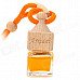 Car Hanging Perfume Essential Oil Bottle - Orange + Wooden (Cologne Scent / 10mL) Car Hanging Perfume Essential Oil Bottle - Orange + Wooden (Cologne Scent / 10mL)