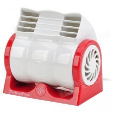 Fashlan Staom D5336A USB 2.0 Mini Mute Desktop Fan - Red + White Fashlan Staom D5336A USB 2.0 Mini Mute Desktop Fan - Red + White