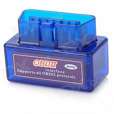 Mini Car OBDII ELM327B V1.5a Wireless Code Reader Scanner Support Android Phone - Blue Mini Car OBDII ELM327B V1.5a Wireless Code Reader Scanner Support Android Phone - Blue