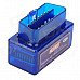 Mini Car OBDII ELM327B V1.5a Wireless Code Reader Scanner Support Android Phone - Blue Mini Car OBDII ELM327B V1.5a Wireless Code Reader Scanner Support Android Phone - Blue