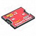 A1 Dual Micro SD / TF to CF High Speed SDXC Adapting Card - Red + Black (2TB) A1 Dual Micro SD / TF to CF High Speed SDXC Adapting Card - Red + Black (2TB)