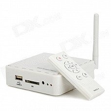 Unitek Y-5501 Digital Media Streamer Smart Wi-Fi Player w/ HDMI / SD / LAN - White Unitek Y-5501 Digital Media Streamer Smart Wi-Fi Player w/ HDMI / SD / LAN - White