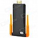 Dual-Antenna Quad-Core Android 4.2.2 Mini PC Google TV Player w/Bluetooth - Black+Transparent Orange Dual-Antenna Quad-Core Android 4.2.2 Mini PC Google TV Player w/Bluetooth - Black+Transparent Orange