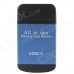 Compact All-in-One USB 2.0 SD / MMC / RS-MMC / Mini SD / TF / M2 Memory Card Reader - Blue + Black